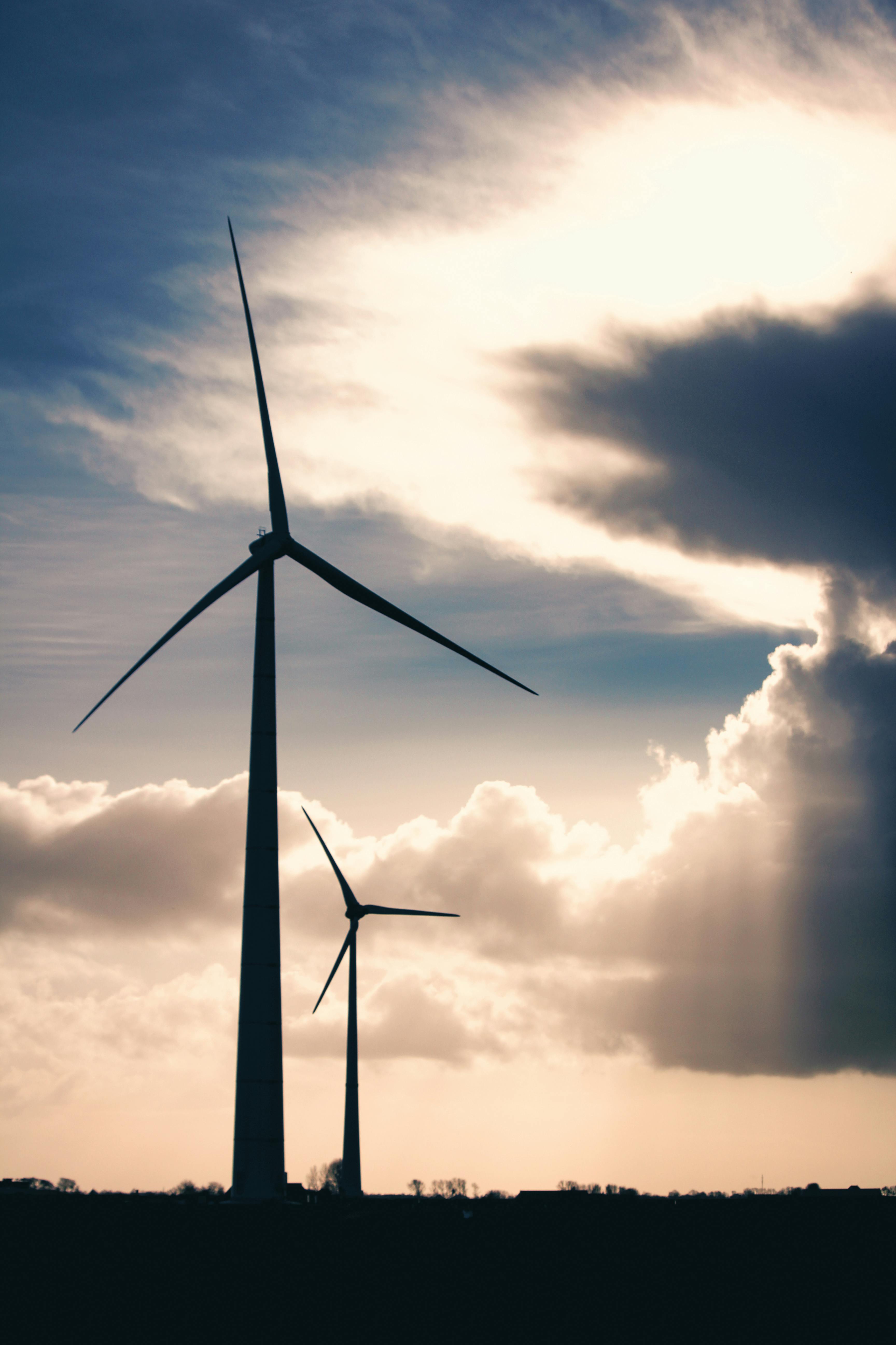 Wind Turbines Background